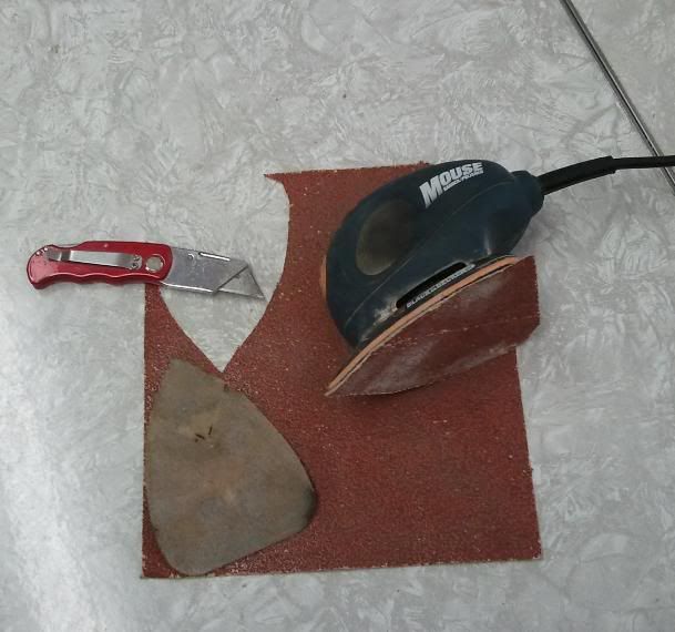 Renew velcro sandpaper pads!and remember, don't run with scissors